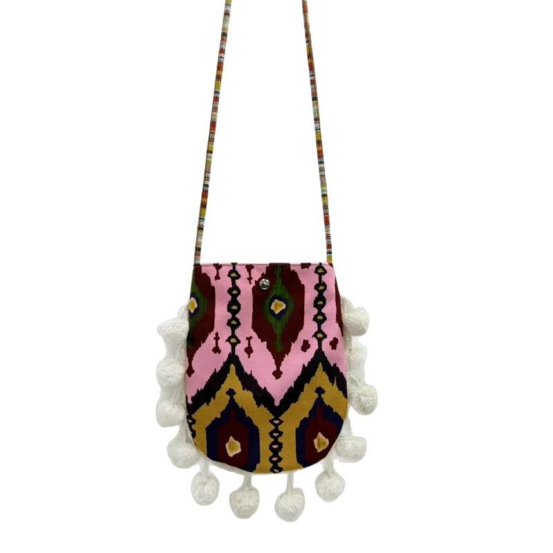 Mala četvrtasta crossbody torbica s motívom Adelaide, gradski stil, tkanina, poliester podstava, magnetsko zatvaranje, unutarnja džep za mobitel