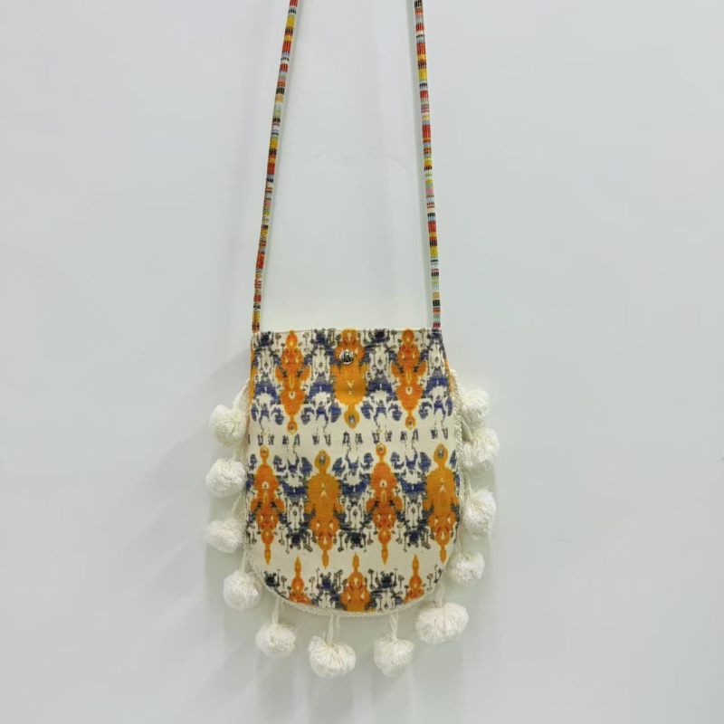 Mala četvrtasta crossbody torbica s motívom Adelaide, gradski stil, tkanina, poliester podstava, magnetsko zatvaranje, unutarnja džep za mobitel