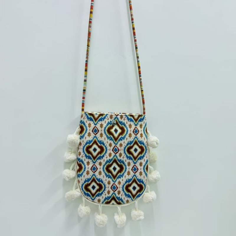 Mala četvrtasta crossbody torbica s motívom Adelaide, gradski stil, tkanina, poliester podstava, magnetsko zatvaranje, unutarnja džep za mobitel