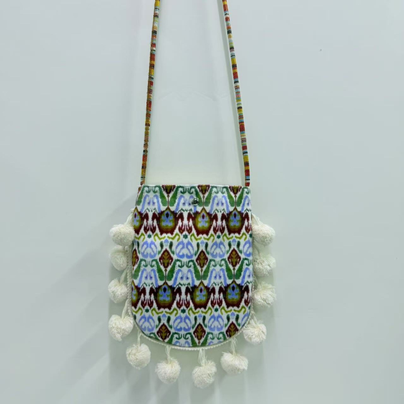 Mala četvrtasta crossbody torbica s motívom Adelaide, gradski stil, tkanina, poliester podstava, magnetsko zatvaranje, unutarnja džep za mobitel