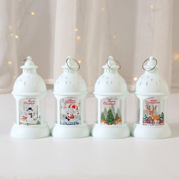Lampă decorativă de atmosferă pentru birou, felinar LED retro, pandantiv portabil, lampă de veghe, cadou de Ajunul Crăciunului