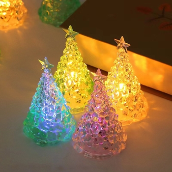 Lumină LED colorată de Crăciun pentru decorarea camerei și cadou pentru copii