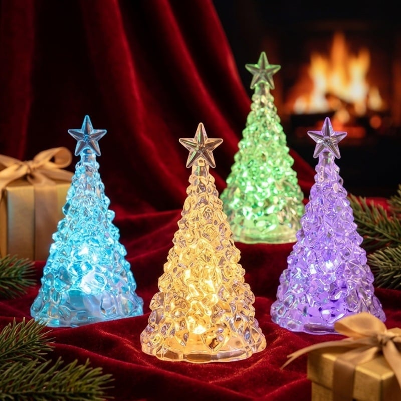 Lumină LED colorată de Crăciun pentru decorarea camerei și cadou pentru copii