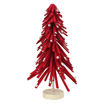 Brăduț miniatural de Crăciun – ornamente pentru masă, decor pentru o scenă mică