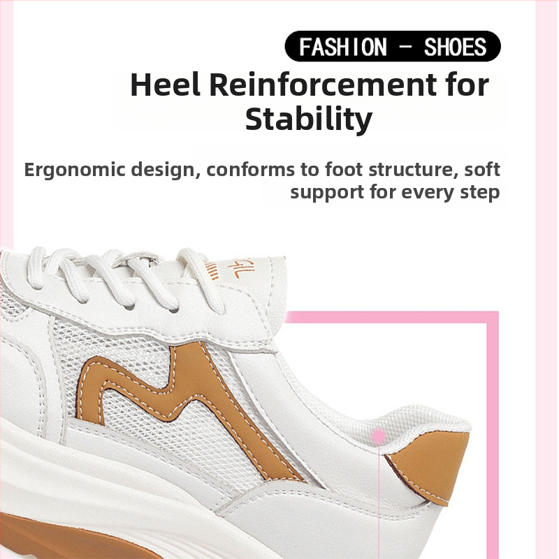Dýchajúce sieťové dámske tenisky, 2026 nový model, ľahké bežecké tenisky, biele tenisky v štýle Dad Shoes