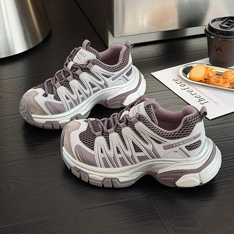 Nove ženske tenisice u stilu dad sneakers s debelim potplatom, proljeće 2026, lake i casual za trčanje i planinarenje, s dizajnom za povećanje visine