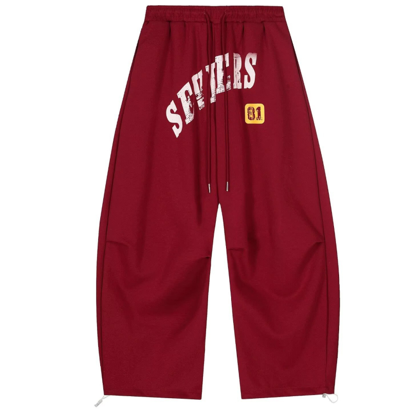 Ženske široke hlače s printom američkih slova, udoban casual styling za džez ples i svakodnevno nošenje