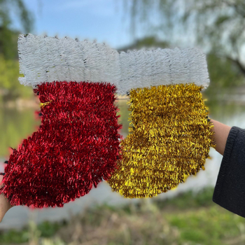 Ornamente de Crăciun din plastic, pandantive pentru brad, șosete de Crăciun și obiecte hand-made