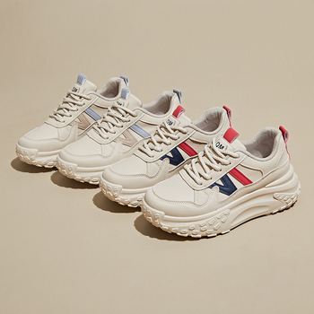 Ženske tenisice u stilu dad shoes, korejskog stila, proljeće 2026, casual sportske tenisice s debelim potplatom za povećanje visine, model 2670-1