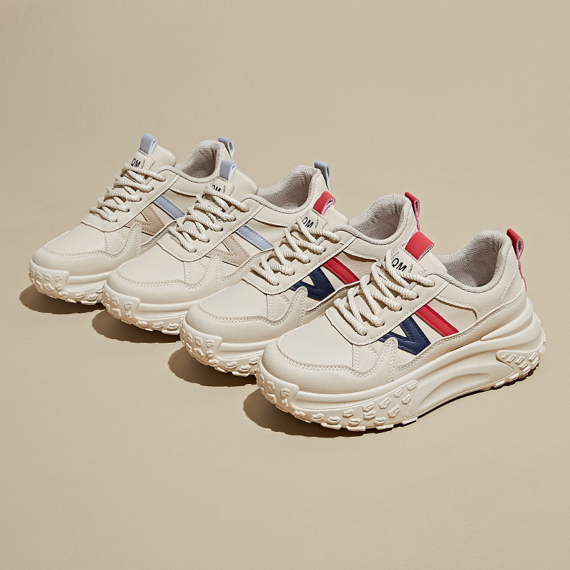 Ženske tenisice u stilu dad shoes, korejskog stila, proljeće 2026, casual sportske tenisice s debelim potplatom za povećanje visine, model 2670-1