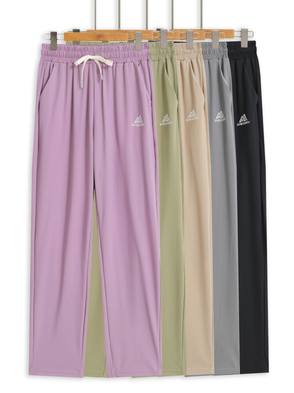 Ženske kratke hlače za brzo sušenje, visoki struk, pravilan kroj, Ice Silk tkanina