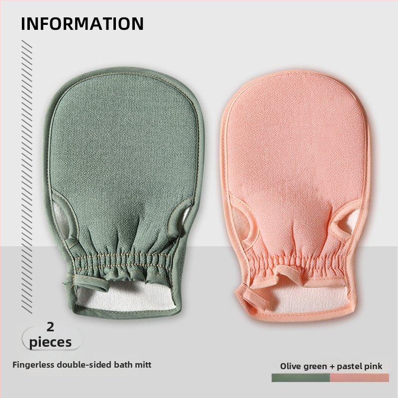 Exfoliačná rukavica do kúpeľa pre domáce použitie, silné exfoliovanie chrbta, bezbolestné čistenie, drsný povrch, sivá farba