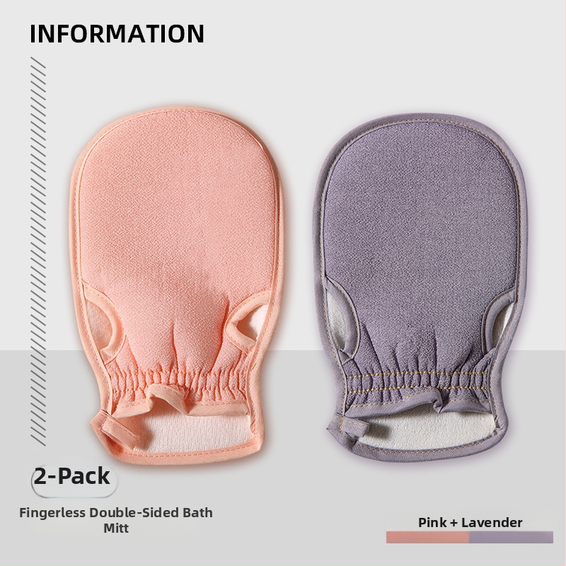Exfoliačná rukavica do kúpeľa pre domáce použitie, silné exfoliovanie chrbta, bezbolestné čistenie, drsný povrch, sivá farba