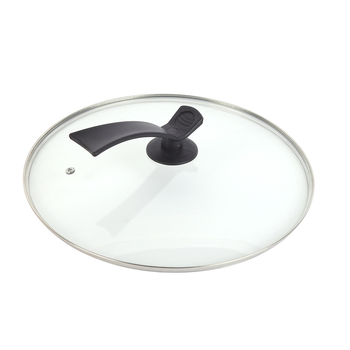 Capac din sticlă temperată pentru oale, transparent, pentru vase de gătit (20–36 cm)