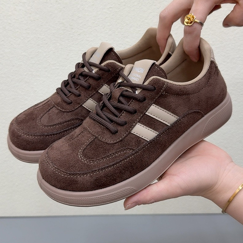 Ženske tenisice za trening, proljeće 2026, debeli potplat, retro stil, casual sportske tenisice
