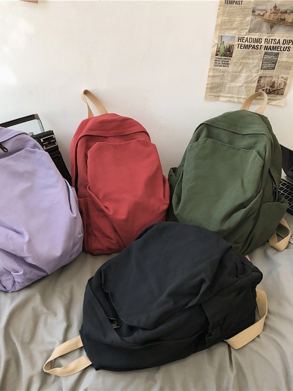 Ženski platneni ruksak, Ins stil, retro Mori, japanska Harajuku nadahnut dizajn, za školu i fakultet, zapremina 20–35 l, pogodan za 10-inčni prijenosnik