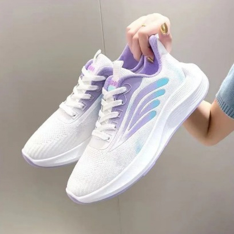 Ženske tenisice s Flyknit gornjim dijelom, korejskog stila, prozračne, za jesen