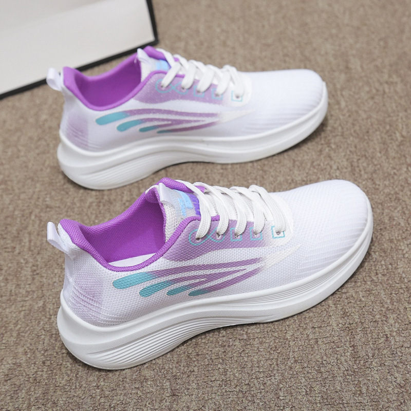 Ženske tenisice s Flyknit gornjim dijelom, korejskog stila, prozračne, za jesen