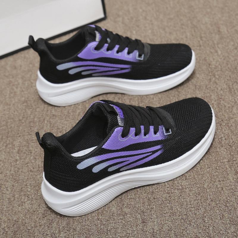 Ženske tenisice s Flyknit gornjim dijelom, korejskog stila, prozračne, za jesen