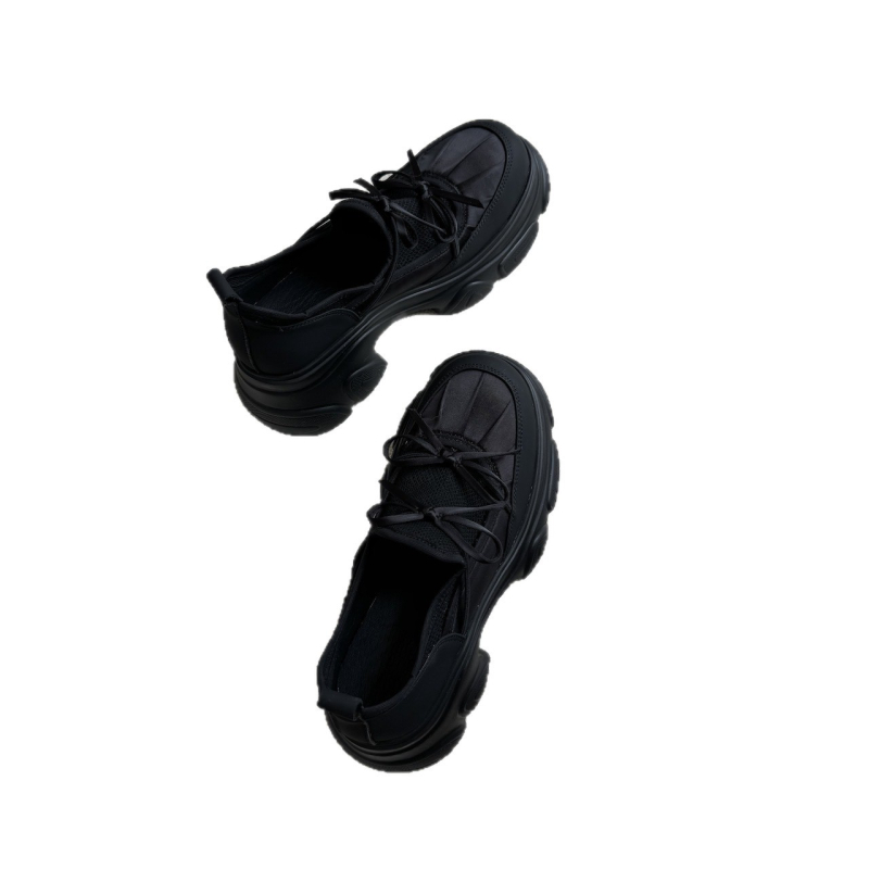 Ženske cipele tipa dad shoes s debelim potplatom, inspirirane Yang Mi, Butterfly Island, povećanje visine, bijele tenisice, novi model 2026