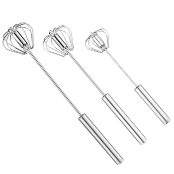 Bețișor din oțel inoxidabil, semi-automat, mixer manual pentru ouă și smântână, dimensiuni 10, 12 sau 14 inci