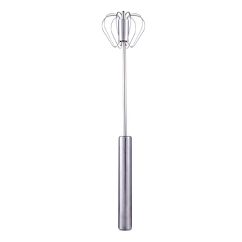 Bătător de ouă din oțel inoxidabil, manual, rotativ, pentru bucătărie