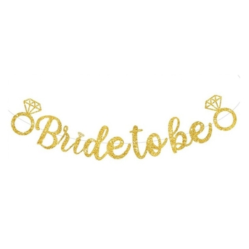 Banner cu litere pentru cererea în căsătorie – decor de petrecere