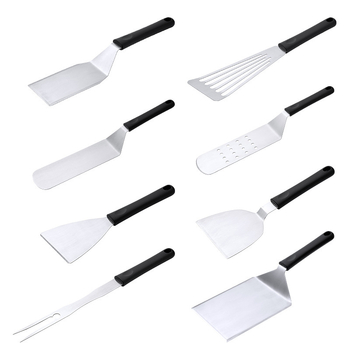 Set de unelte pentru grătar din oțel inoxidabil – unelte de exterior, spatulă pentru fripturi, accesorii de bucătărie