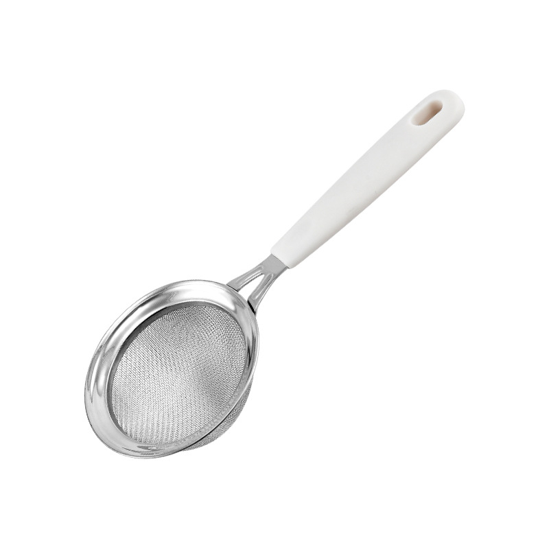 Sito za brašno bez drške od nehrđajućeg čelika 304, dvostruki sloj, 30-mrežno, ručni alat za pečenje, sito za šećer u prahu, dimenzije 18 cm, 14 cm i 10 cm