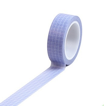 Set de benzi washi în 6 culori, cu model în carouri și bandă de hârtie, pentru agendă și jurnal, autocolante decorative DIY