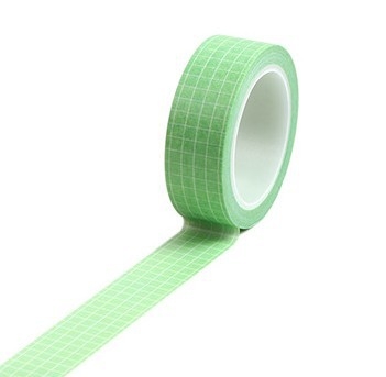 Set de benzi washi în 6 culori, cu model în carouri și bandă de hârtie, pentru agendă și jurnal, autocolante decorative DIY