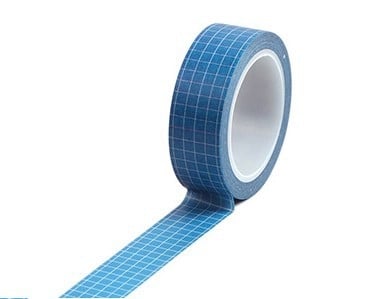 Set de benzi washi în 6 culori, cu model în carouri și bandă de hârtie, pentru agendă și jurnal, autocolante decorative DIY