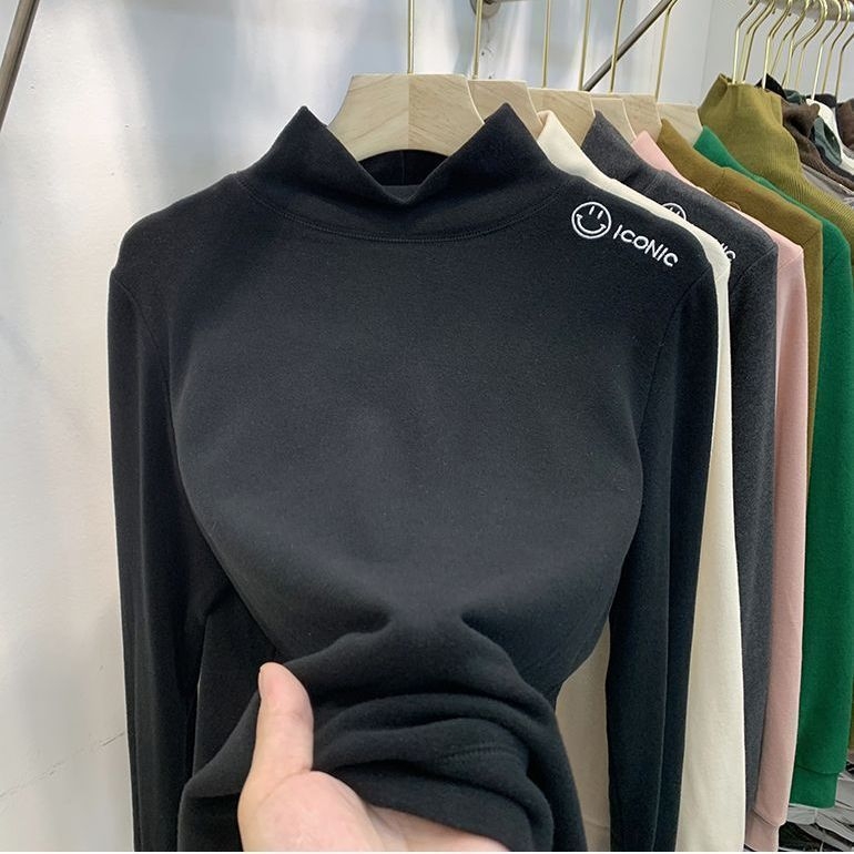 Női Derong fleece reverszíbilis alapréteg, meleg ősz-télre, mock-neck gallérral, hosszú ujjú, karcsú szabás.