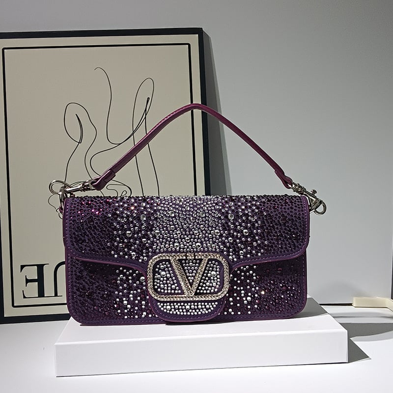 Večernja torbica s lancem, mini kvadratna torba, preko ramena, europski stil, model 2026