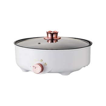 Chestnut tigaie grill electrică cu placă ceramică, diametrul 26-28 cm, încălzire pe o singură parte, 600W, model Ggx-18e, pentru uz casnic