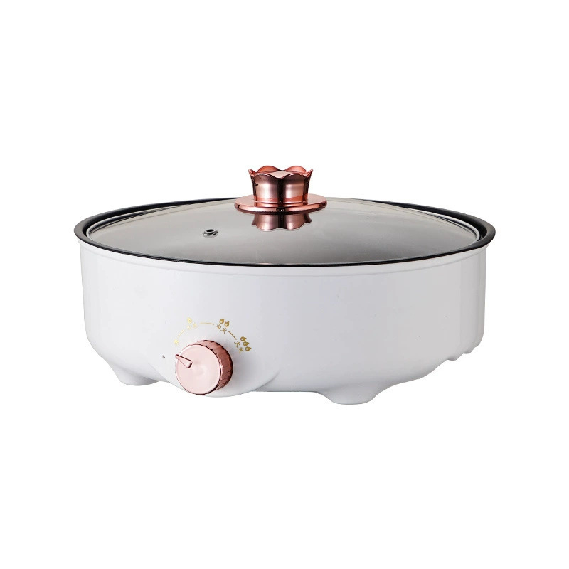Chestnut tigaie grill electrică cu placă ceramică, diametrul 26-28 cm, încălzire pe o singură parte, 600W, model Ggx-18e, pentru uz casnic