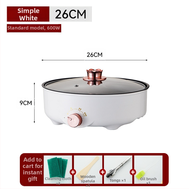 Chestnut elektrická panvica s keramickou doskou, priemer 26–28 cm, jednostranné vyhrievanie, 600 W, model Ggx-18e, domáce grilovanie