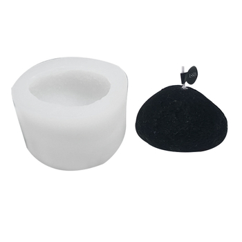 Formă din silicon pentru lumânări cu aromă de piatră – decor din ipsos, design geometric
