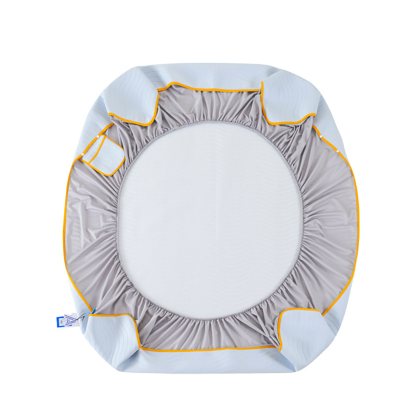 Set de trei piese din nailon răcire, covoraș poliamid ice silk, covor pentru aer condiționat, lavabil la mașină, pliabil, moale