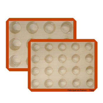 Formă de copt din silicon lichid, standard european, rotundă, roșie — pentru budincă și brioșe