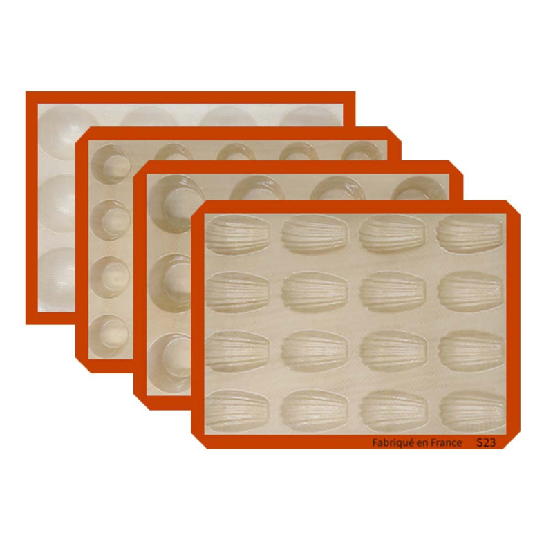 Formă de copt din silicon lichid, standard european, rotundă, roșie — pentru budincă și brioșe