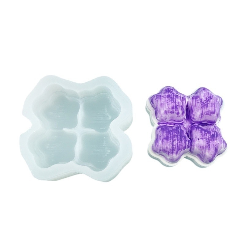 Formă din silicon Cream Star pentru mousse de ciocolată și budincă – Calitate alimentară, pentru coacere acasă