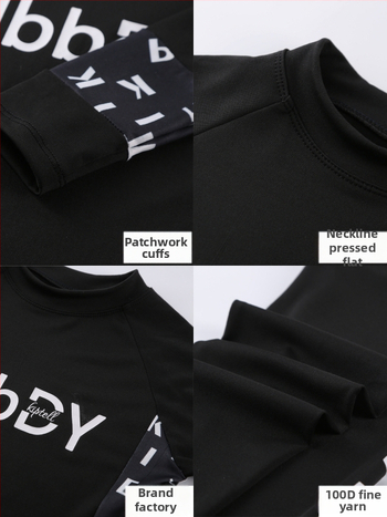 Detský plavkový set s dlhými rukávmi, UV ochrana, rýchloschnúci, unisex, s námorníckym motívom cartoon