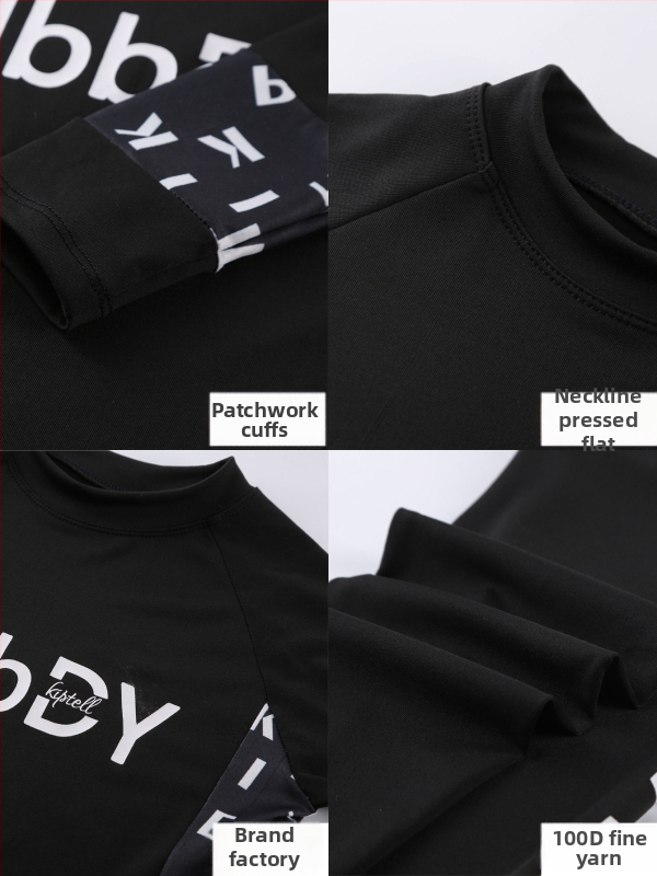 Detský plavkový set s dlhými rukávmi, UV ochrana, rýchloschnúci, unisex, s námorníckym motívom cartoon