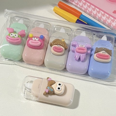 Bandă corectoare pentru elevi, mini portabilă, design drăguț