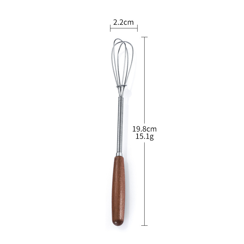 Mixator manual din oțel inoxidabil pentru ouă și spumă de lapte – ustensilă de bucătărie