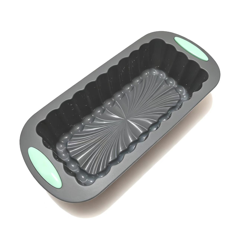 Formă din silicon bicoloră cu design floare de floarea-soarelui, pentru coacere – formă multistrat pentru ouă