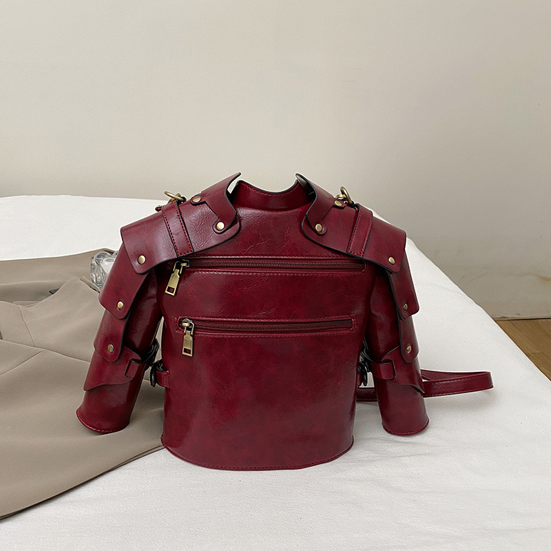 Kreativna retro torba preko ramena u stilu oklopa, unisex crossbody za ulični stil