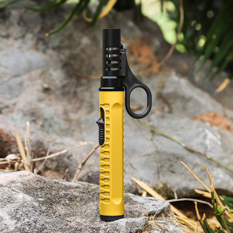 Aprinzător portabil pentru camping cu pistol de aprindere, accesorii pentru sobă, flamă BBQ și aprinzător gonflabil