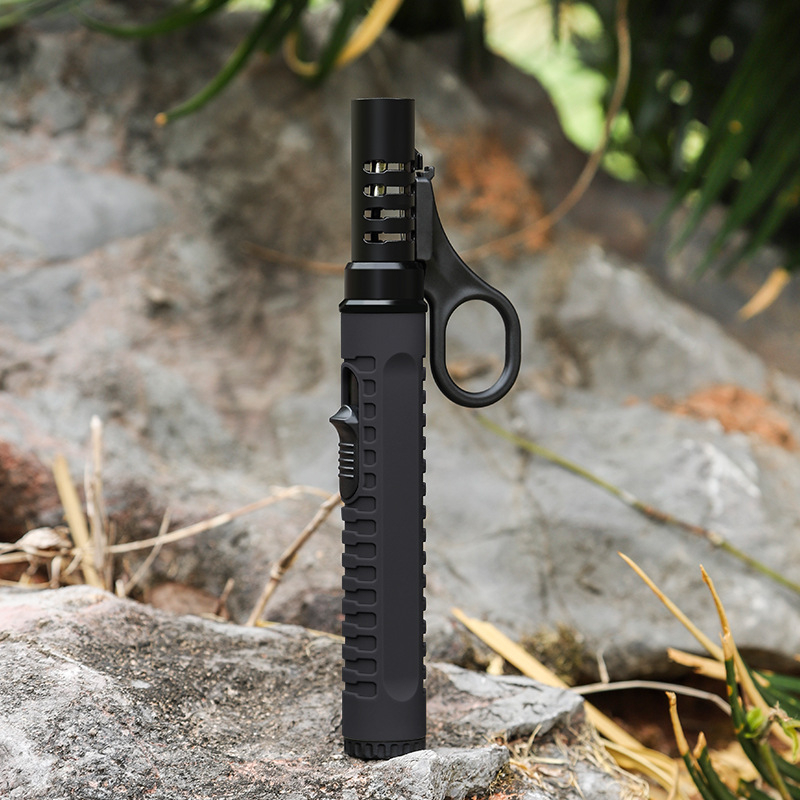 Aprinzător portabil pentru camping cu pistol de aprindere, accesorii pentru sobă, flamă BBQ și aprinzător gonflabil